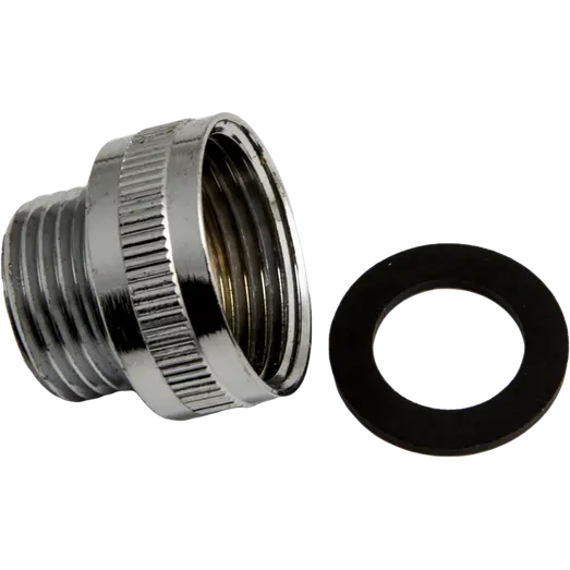 Overgang 3/4"x1/2" krom