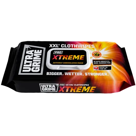 UltraGrime® Pro Xtreme 40 XXL wipes pr. pakke