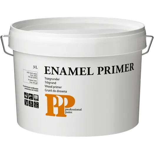 PP Acrylplast mellemmaling 3 L hvid