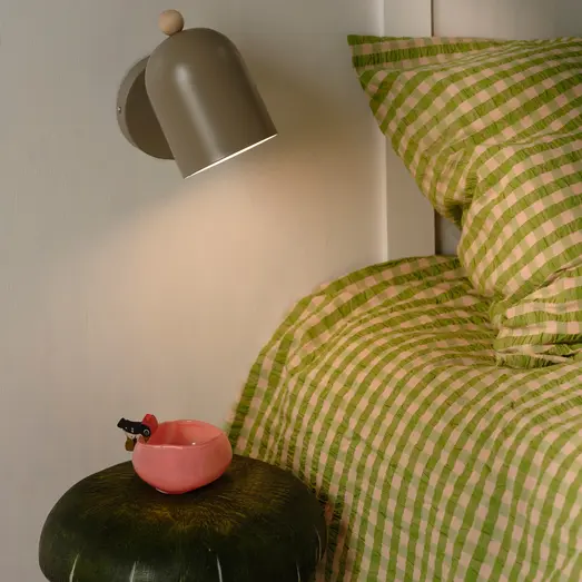 Nordlux væglampe Gaston lysebrun