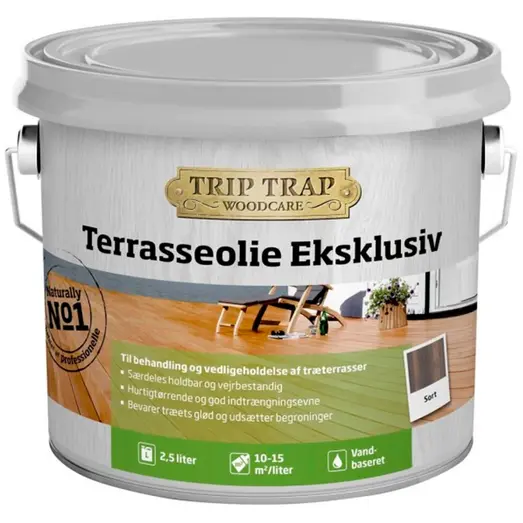 Trip Trap Terrasseolie Sort - 616550