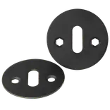 Jasa nøgleskilt Ø52x2 mm sort