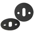 Jasa nøgleskilt Ø52x2 mm sort
