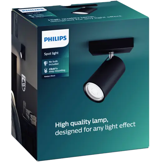 Philips Kosipo spot 1x10W sort