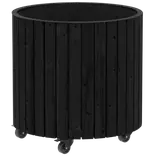 PLUS Circle plantekasse Sort Ø55/55 cm