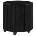 PLUS Circle plantekasse Sort Ø55/55 cm