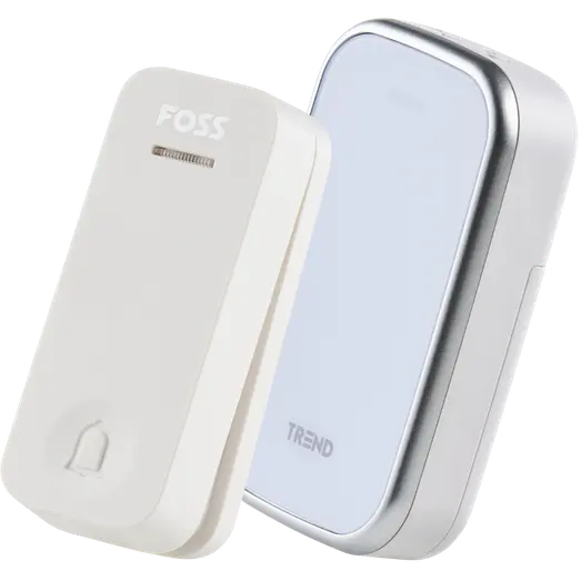 TREND NOVUS BLUU1 batteri dørklokke trådløs hvid