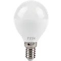 FESH LED kronepære multicolur E14 5W Ø45 mm hvid