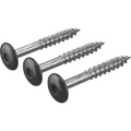 Hardie træskrue 4,8 mm sort