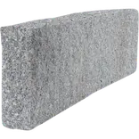 Granit kantsten kløvet 10x30 cm lysegrå