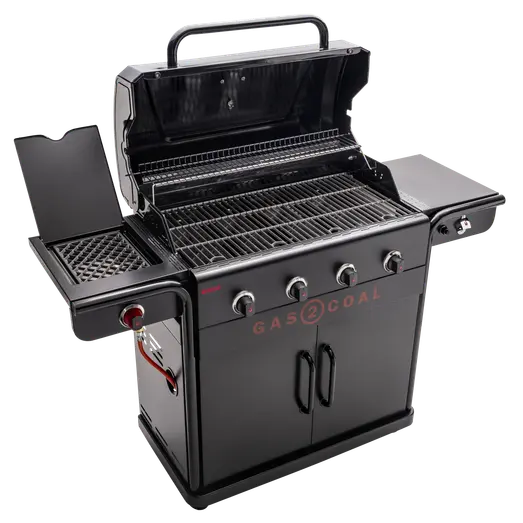 Char-Broil Gas2Coal Special Edition 4 - hybridgrill (gasgrill/kulgrill) med 4 brændere