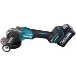 Makita GA005GM201 XGT 40V vinkelsliber 4.0 Ah batteri og lader