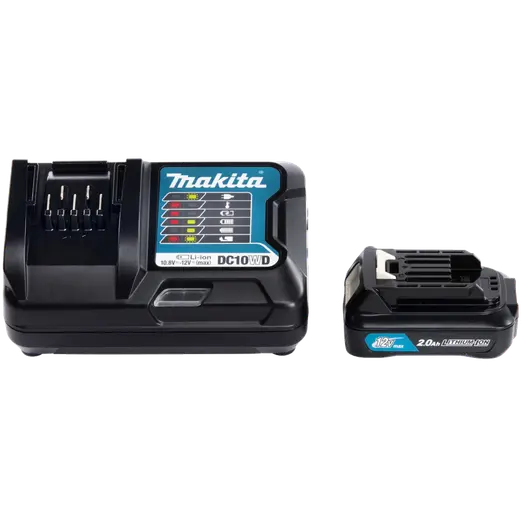 Makita batteripakke 12V Li-ion 1xBL1021B+1xDC10WD