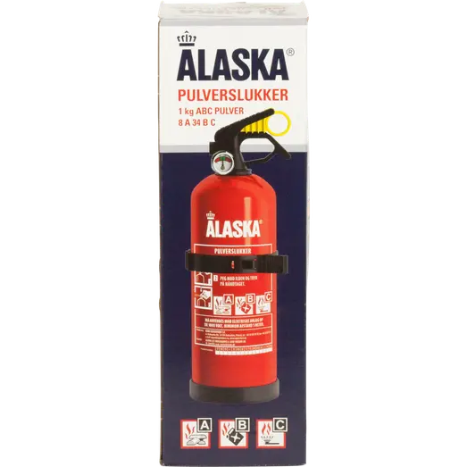 Alaska pulverslukker 1 kg