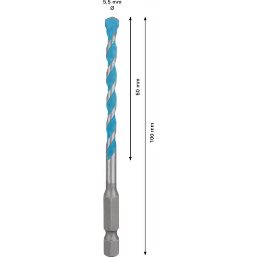 Bosch EXPERT HEX-9 Multi Construction-bor 5,5 x 60 x 100 mm