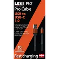 Leki bycph PRO kable USB til USB-C 1 m