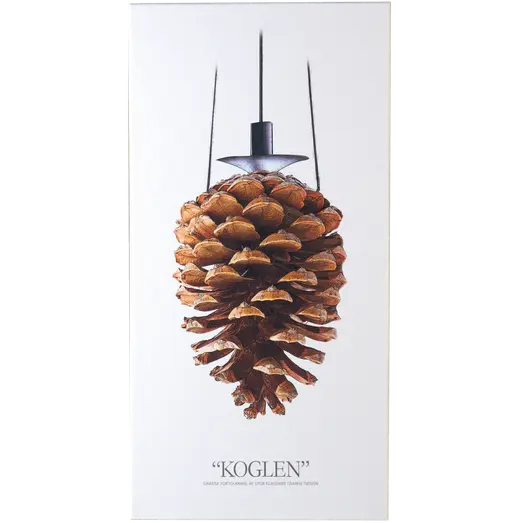 Art-Acoustic akustikbillede Koglen 9x600x1200 mm hvid