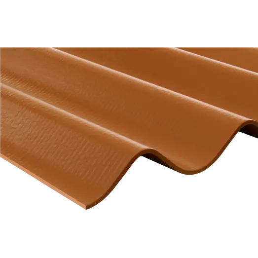 Bølgeplade B7 HJ/HU teglrød 1100 x 570 mm