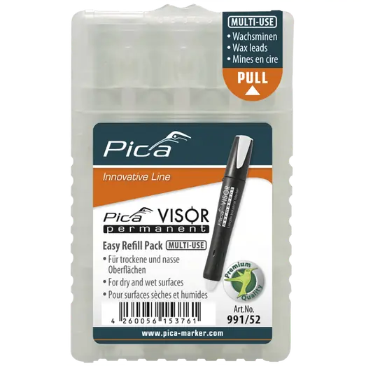 Pica visor permanent refill hvid