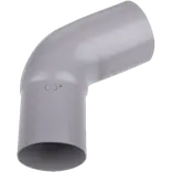 Plastmo bøjning 90 mm, 75° grå