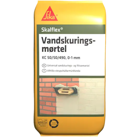 Skalflex vandskuringsmørtel 25 kg