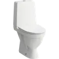Laufen Kompas toilet m/skjult S-lås hvid