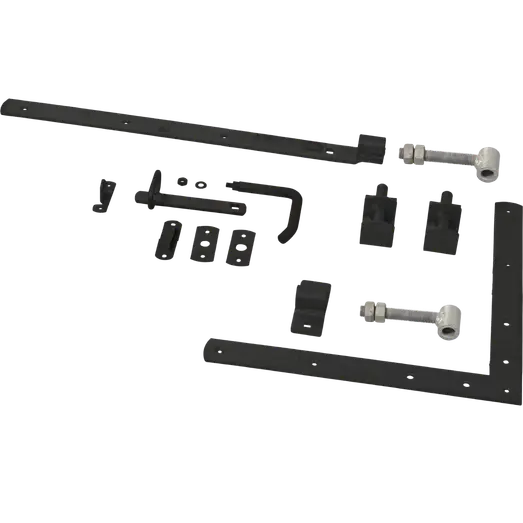 PLUS Nostalgi enkeltlåge 100×95 cm sort inkl. sort beslag