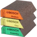 Bosch expert profil slibesvampesæt 69x97x26 mm M/F/SF 3 stk.