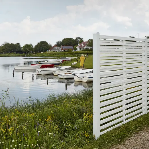 Plus Osaka hegn 180 cm hvid