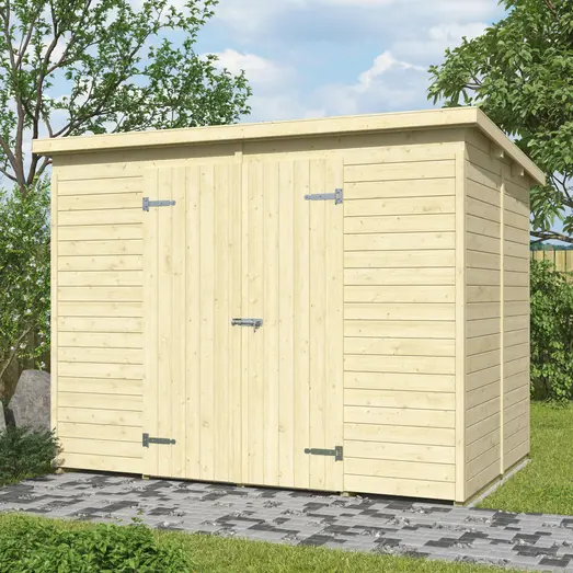 Julian redskabsskur m/fladt tag 4,34 m²