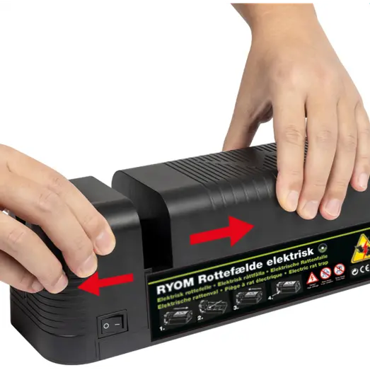 Rottefælde elektrisk inkl. adapter