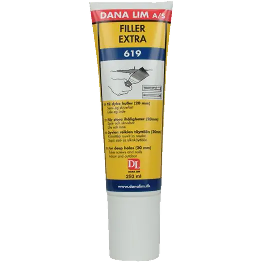 Dana acrylfugemasse filler ekstra 619 250 ml