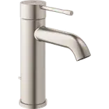 Grohe Essence håndvaskarmatur m/pop-up bundventil mat stål