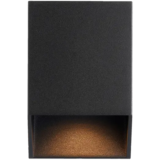 Nordlux Nico Square udendørs væglampe GU10 sort