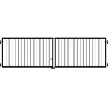 Plus Basic dobbeltlåge 300x85 cm sort