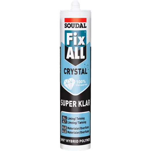 Soudal Multifuge/lim Fix All crystal klar 290 ml