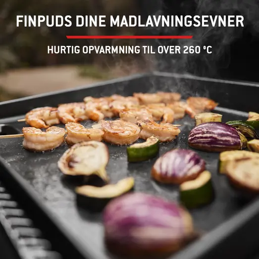 Weber® Slate GPD 76 cm Premium stegeplade gasgrill med vogn