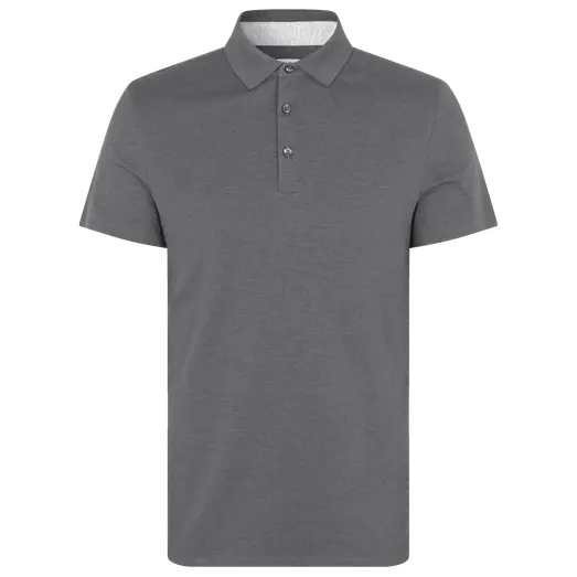 ID Seven Seas herre poloshirt mørk grå melange
