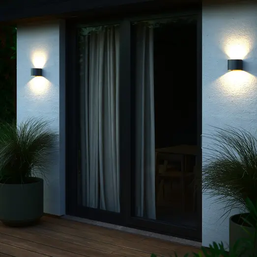 Nordlux Milda buet udendørs LED væglampe antracit