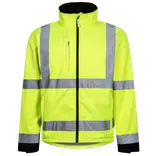 Lyngsøe 471 softshelljakke hi-vis gul