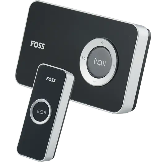 TREND DESIGN dørklokke batteri sort