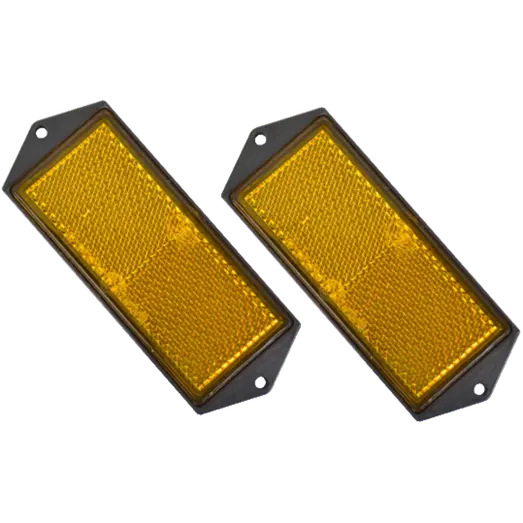 Reflekser 104x40 mm orange 2 stk