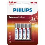 Philips Power alkaline LR03/AAA batteri 4 stk.
