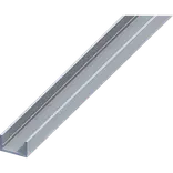Roliba U-profil 10 mm x 1 m elox. Alu