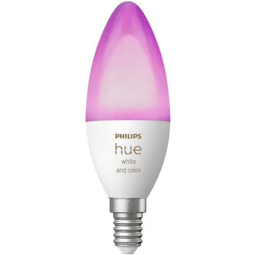 Philips Hue White and color ambiance pære E14 LED