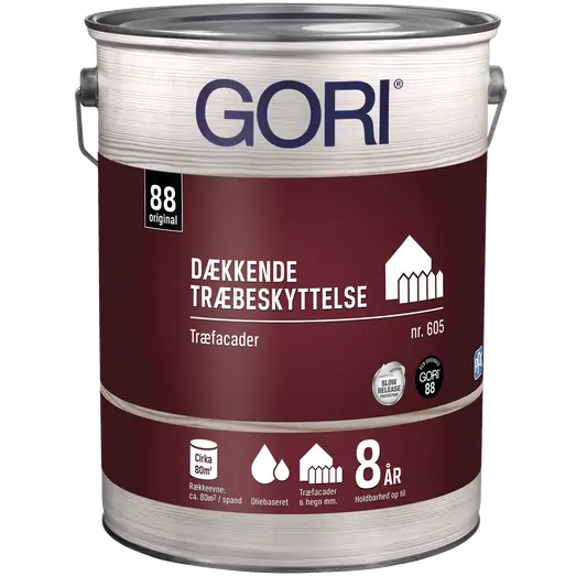 GORI 605 dækkende træbeskyttelse kridt 30 9 L