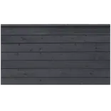 PLUS Klink Profilhegn 174×91 cm Sort