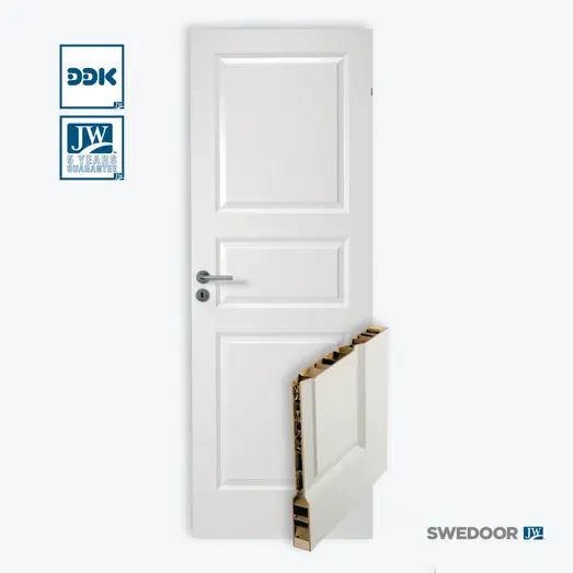 Swedoor Style 03 celledør 40mm 725x2040 hvid