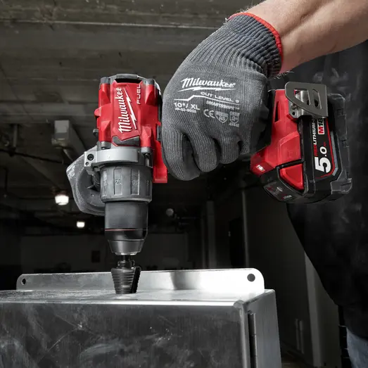 Milwaukee M18 FDP2-502X 18V Fuel slagboremaskine 2x5.0 Ah batterier og lader