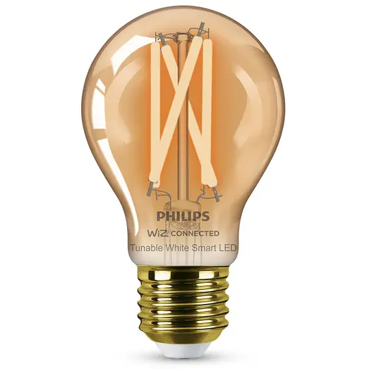 Philips Smart WiZ white LED pære E27 6,7W standard guld